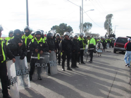 La ley legitima el uso de la fuerza pública.