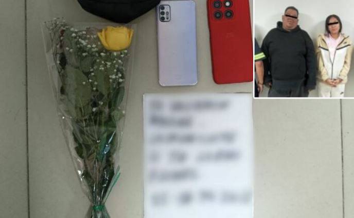 ALERTA: Pareja de extorsionadores dejaban flores con amenazas en negocios