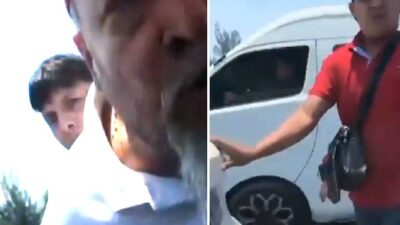 VIDEO: Familia de montachoques aterrorizan a pareja en la autopista