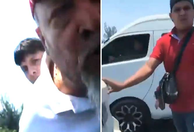 VIDEO: Familia de montachoques aterrorizan a pareja en la autopista