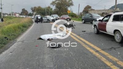 TRAGEDIA. José tenía 56 años y manejaba una moto; murió al chocar de frente contra un Tsuru