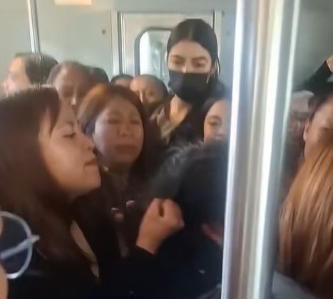 VIDEO: Usuarias del Metro dan golpiza a sujeto que las tocó en el vagón exclusivo