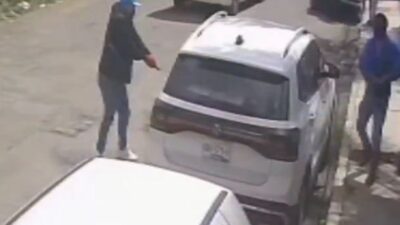 VIDEO: Ellos sacaron 300 mil pesos del banco; los asaltantes ya sabían cuánto llevaban