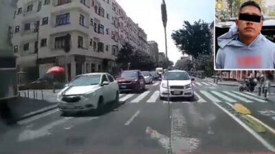 VIDEO: Golpeó brutalmente a un taxista y ahora cayó varias bolsitas con droga