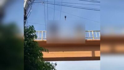 VIDEO: Guardia Nacional intenta convencer a joven de no saltar; no lo logró