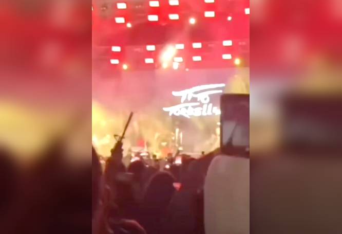 VIDEO: Cantante Tito Torbellino Jr. saluda a líder criminal y detonan armas de alto poder