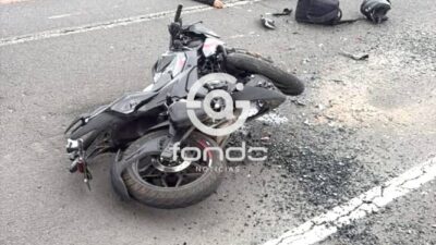 TRAGEDIA. Jesús Isidro era policía, regresaba a su casa en motocicleta y en la autopista murió