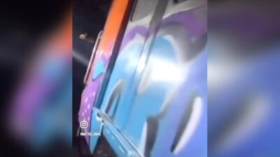 VIDEO: Grafitero arriesga su vida en túneles del Metro y termina detenido