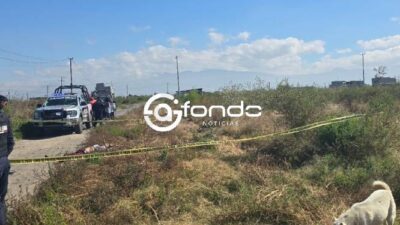 TERRIBLE: Macabro hallazgo; matan a hombre de un disparo en un terreno baldío