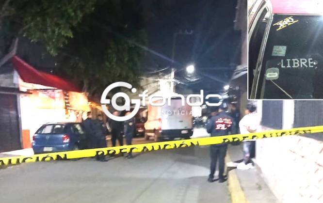 ATAQUE: Taxista estaba en su Tsuru cuando un desconocido lo mató a tiros