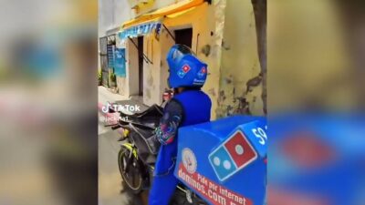VIDEO: Difunden estafa de los falsos repartidores de Domino´s Pizza
