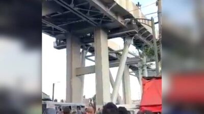 VIDEO: ‘¡No, hijo!’; policías y trabajadores salvan una vida en estación del Metro