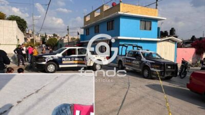 VIOLENCIA. Señor de 60 años queda tirado sin vida en calles de Ecatepec; lo acribillaron a balazos
