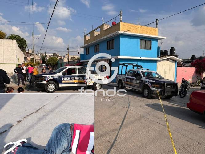 VIOLENCIA. Señor de 60 años queda tirado sin vida en calles de Ecatepec; lo acribillaron a balazos