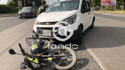 TERRIBLE: Gerardo regresaba a casa en moto y un conductor lo embistió