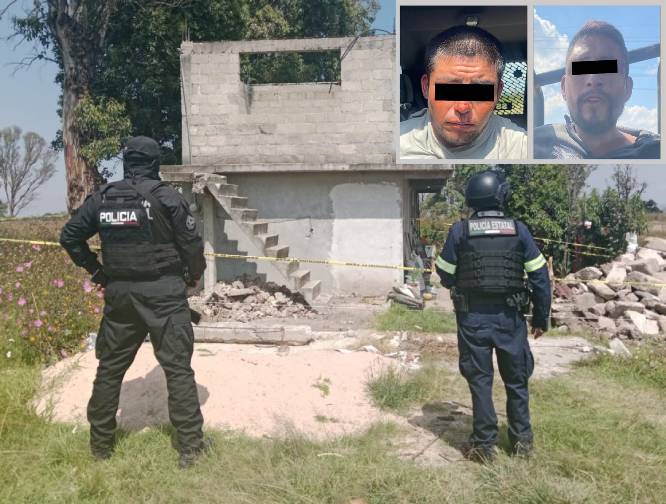 HORROR. Gerardo y Óscar despedazaban dos cuerpos cuando fueron sorprendidos por la policía