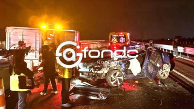 TRAGEDIA: Felipe manejaba de noche en la autopista, se estrelló y murió prensado