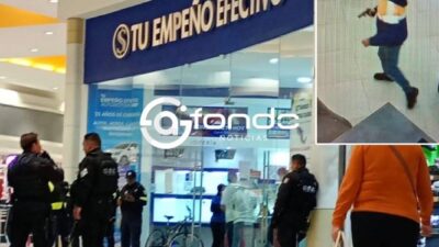 ÚLTIMA HORA. Sujetos armados roban una casa de empeño; rompen vitrinas y se llevan joyas