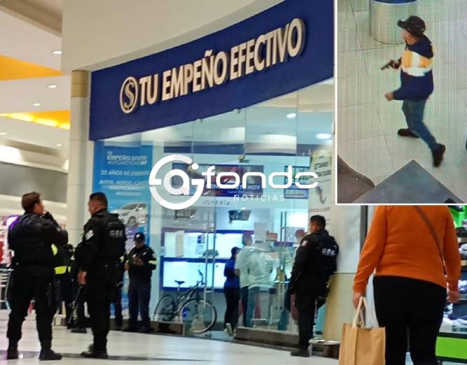 ÚLTIMA HORA. Sujetos armados roban una casa de empeño; rompen vitrinas y se llevan joyas