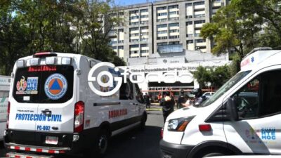 VIDEO: ‘Colocaron una bomba’; nota en el baño provoca pánico y desalojo en un hospital
