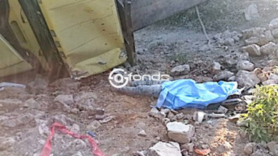 LAMENTABLE. Abelardo Alexis tenía 24 años y manejaba un camión; hoy sufrió un accidente y perdió la vida