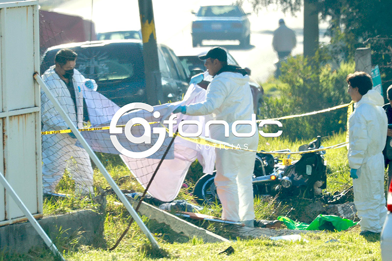 LAMENTABLE. Funcionario de la Fiscalía del Edomex y su esposa mueren en accidente de moto este domingo
