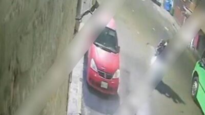 VIDEO: ‘Bromistas’ salen con motos y bocinas para sonar la alerta sísmica