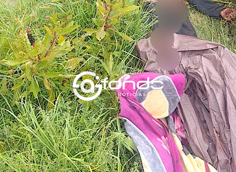 VIOLENCIA. Abandonan cuerpo sin vida envuelto con una cortina y cobija en Edomex