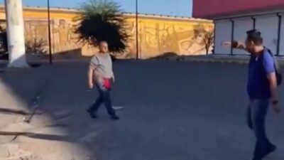 VIDEO: ‘¡Venga, venga!’; señor buscaba pelea y terminó inconsciente de un rocazo