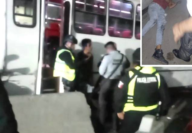 VIDEO. Pasajeros de camión hacen justicia y ‘muelen’ a golpes a un asaltante en Edomex