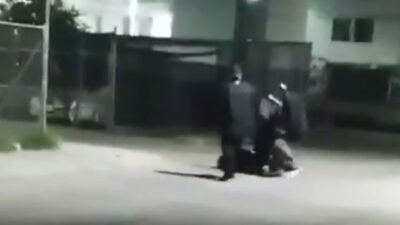 VIDEO: Joven corría por su vida, pero en ‘bola’ lo golpearon y machetearon