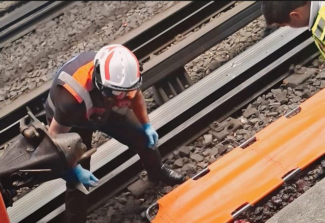 VIDEO. Algo terrible ocurrió en una estación del Metro; una persona quedó sin vida en las vías