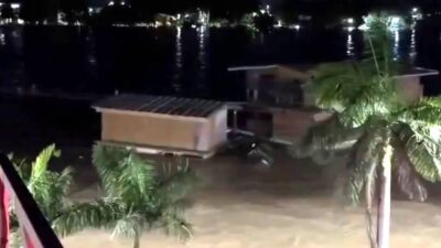 VIDEO. Restaurante ‘desaparece’ durante la tragedia de Veracruz; autoridades accionan plan DN-III