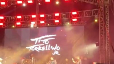 VIDEO: Disparan con armas largas en concierto de Tito Torbellino Jr; mandó saludos a un capo