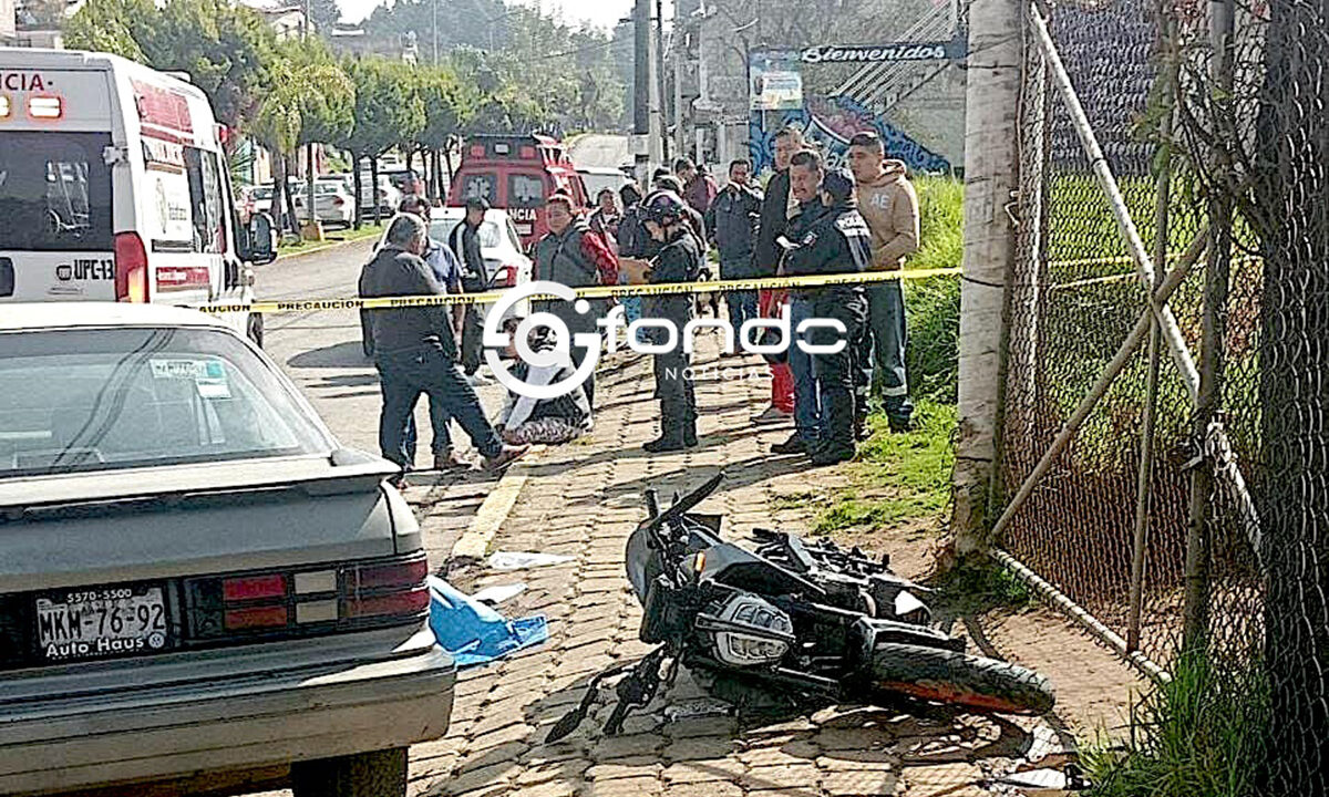 TRAGEDIA. Alan tenía 17 años; hoy murió al chocar en la moto que manejaba contra un automóvil