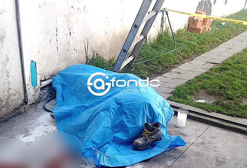 TRAGEDIA. Sergio trabajaba como albañil; hoy se cayó de una escalera y murió
