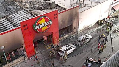 TRAGEDIA. Mueren 23 personas debido a una explosión en una tienda de la cadena Waldos