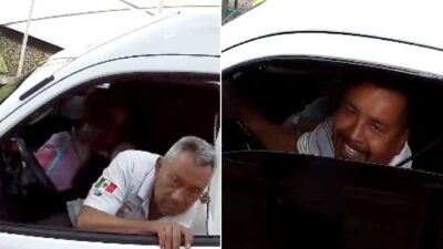 VIDEO: Conductores de combis rompen plumas para no pagar caseta en Edomex