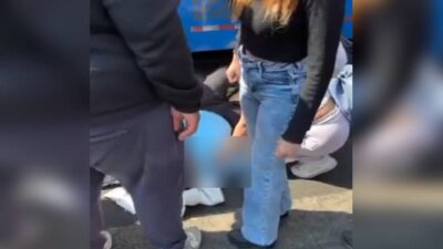 VIDEO: Él estaba en la avenida cuando su pie quedó bajo el Trolebús