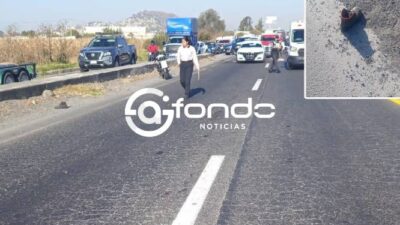 TERRIBLE. Elemento de la  Guardia Nacional queda destrozado; varios vehículos le pasaron encima