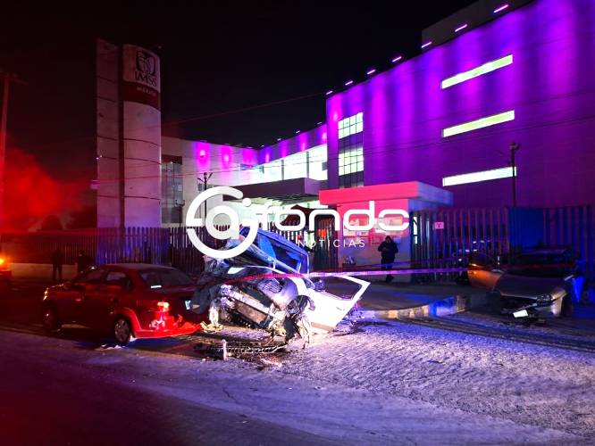 TRAGEDIA. Abraham murió tras un fuerte choque afuera de una clínica del IMSS