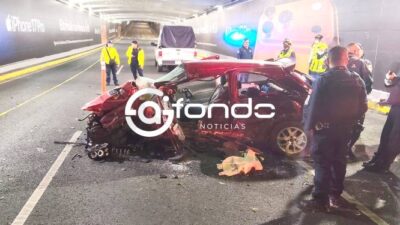 ACCIDENTE. Conductor a toda velocidad pierde el control y se mata al chocar contra un muro