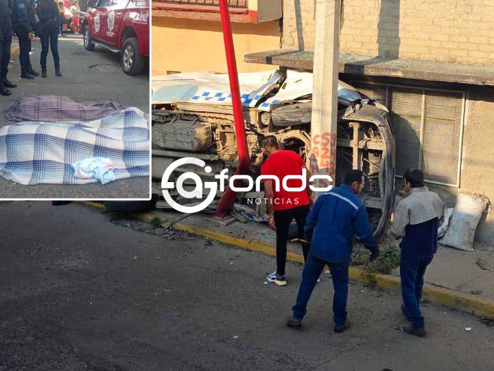 ÚLTIMA HORA: Combi de pasajeros termina volcada; hay dos muertos y varios heridos