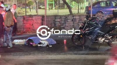 TRAGEDIA. Mario Javier tenía 21 años y se dirigía de regreso a casa; cayó de su moto y un tráiler le quitó la vida