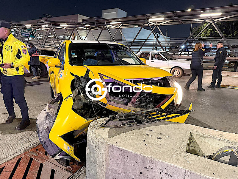 ACCIDENTE. Taxi de Yellow Cab se estrella a toda velocidad; el conductor murió