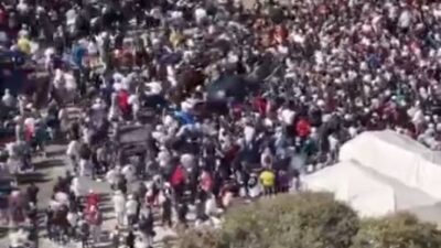 VIDEO: Evento del ‘Bogueto’ se sale de control y arrollan a cinco personas