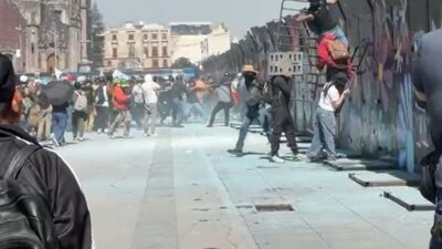 VIDEO. Marcha de la ‘Generación Z’ termina en destrozos y caos en el centro de la CDMX