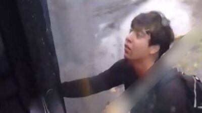 VIDEO: ‘Está bien drogado’; joven alcoholizado es golpeado por choferes de camión