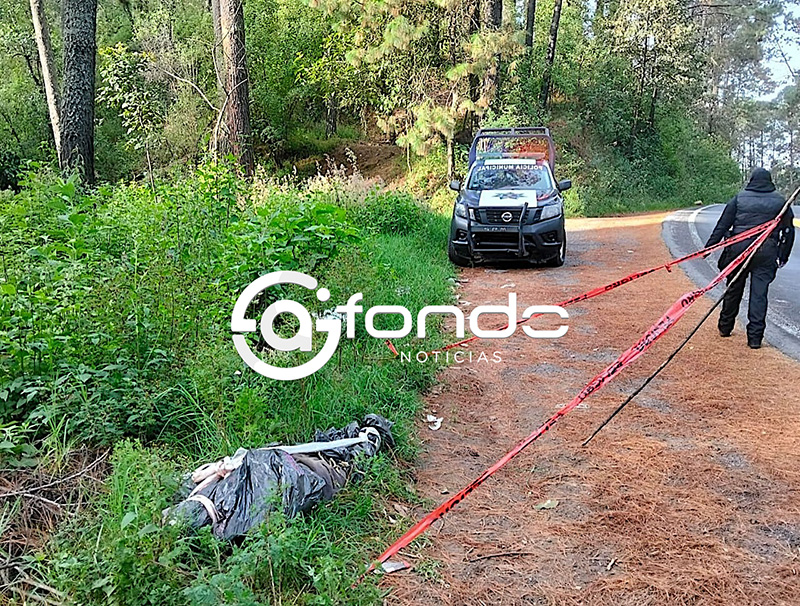 MACABRO. Arrojan cuerpo de un hombre embolsado a un costado de carretera en el Estado de México
