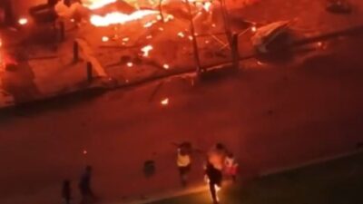 VIDEO: Explota taquería con clientes y empleados; hay tres muertos y varios quemados